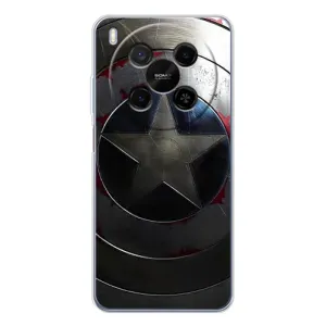 Чехол с Щитом Капитана Америки на ZTE Nubia V70 Max (Ретро Щит Капитана)