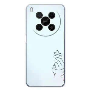 Чохол (Знак сердечка) для ZTE Nubia V70 Max (Сердечко на блакитному)