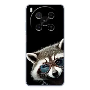 Силіконовий Чохол з Энотами на ZTE Nubia V70 Max (Стильний Єнот)