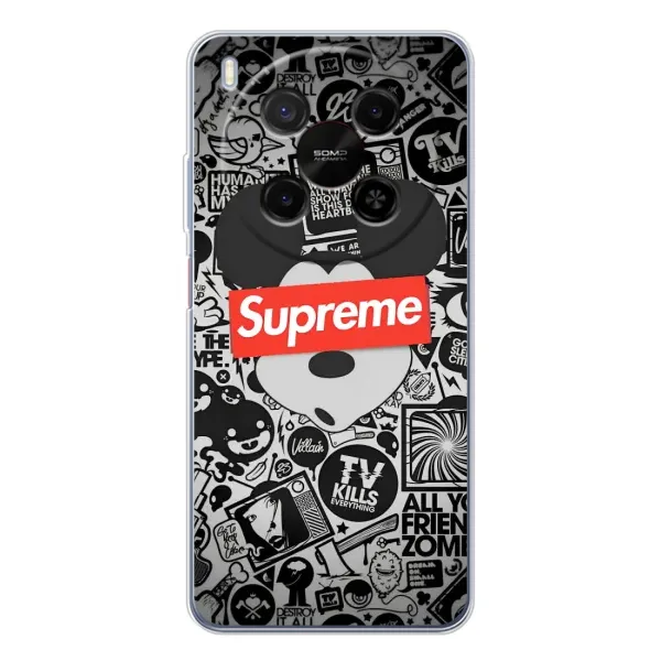 Чехол с рисунком «Supreme Маус» для ZTE Nubia V70 Max Чехол с рисунком «Supreme Маус» для ZTE Nubia V70 Max