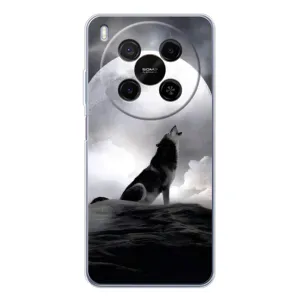 Чохол з Вовком на ZTE Nubia V70 Max (Вовк і місяць)