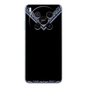 Силиконовый Чехол на ZTE Nubia V70 Max (Воротник вышиванки)