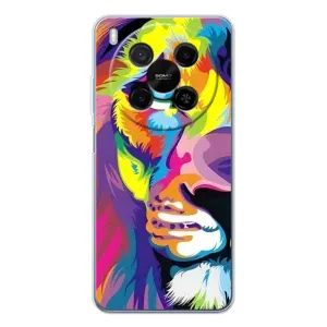 Чохол з картинкою на ZTE Nubia V70 Max (Яскравий Лев)