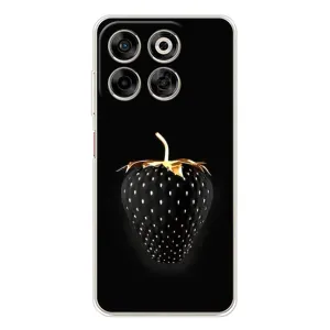 Чехол с изображением  вкусной еды для ZTE Nubia V70 (Чёрная клубника)
