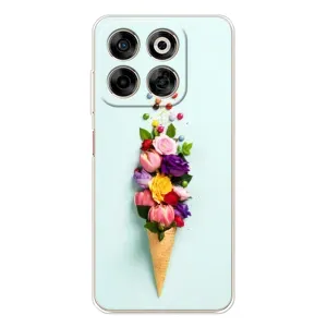 Чехлы с тематикой "ЦВЕТЫ" на ZTE Nubia V70 (Цветок-мороженное)
