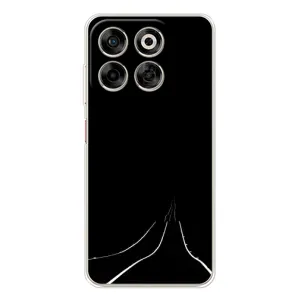 Чехол с картинками на черном фоне для ZTE Nubia V70 (Дорога)
