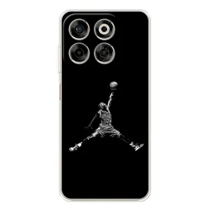 Силиконовый Чехол Nike Air Jordan на Нубиа В70 (Джордан)