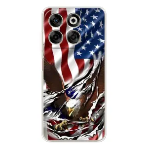 Чехол Флаг USA для ZTE Nubia V70 (Флаг USA)