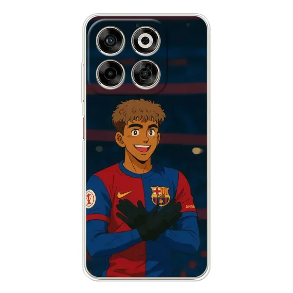 Чехол с рисунком «Футболист Ямаль» для ZTE Nubia V70