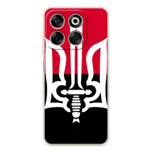 Чехлы УПА (Красно-Чёрный) на ZTE Nubia V70 (Герб Украины)