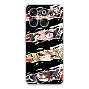 Силиконовые чехлы с глазами Anime для Нубиа В70 (Глаза на чорном)