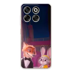 Силиконовый чехол с принтом Зоотрополіс для ZTE Nubia V70 (Главные герои)