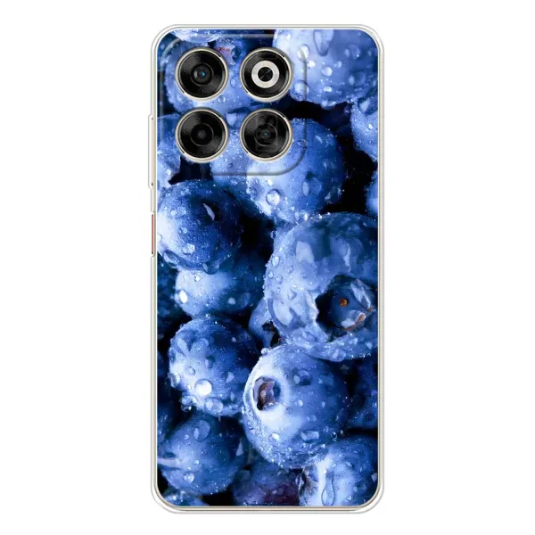 Чехол с рисунком «Голубика» для ZTE Nubia V70
