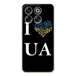Силиконовый Чехол на ZTE Nubia V70 (Я-Украина) (I Love UA)