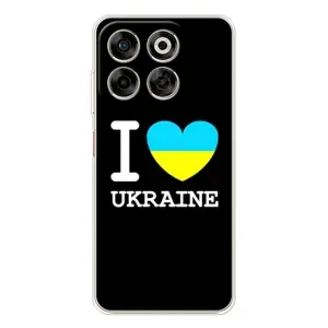 Чехол с Украинской символикой на Нубиа В70 (I Love Ukraine)