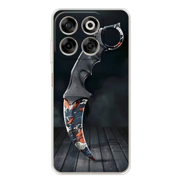 Чехол с рисунком «Кинжал КС ГО» для ZTE Nubia V70 Чехол с рисунком «Кинжал КС ГО» для ZTE Nubia V70