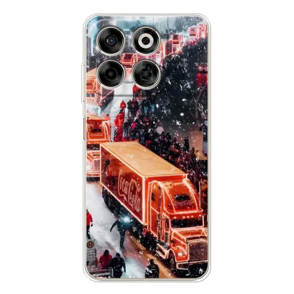 Чехол с рисунком «Кока Кола» для ZTE Nubia V70