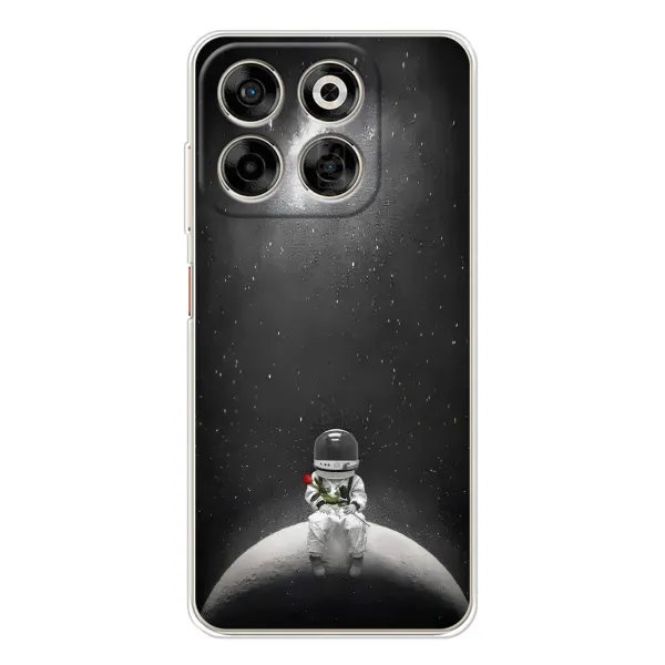 Чехол с рисунком «Космонавт романтик» для ZTE Nubia V70