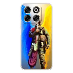 Чехол с картинкой (Патриотический КОЗАК) на ZTE Nubia V70 (Козак с крыльями)