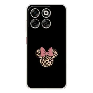 Чехол с леопардовым принтом на ZTE Nubia V70 (Леопардовая Минни)
