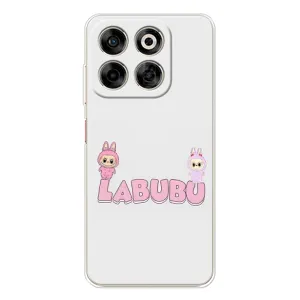 Чехол с принтом Лабубу для ZTE Nubia V70 (Логотип Лабубу)