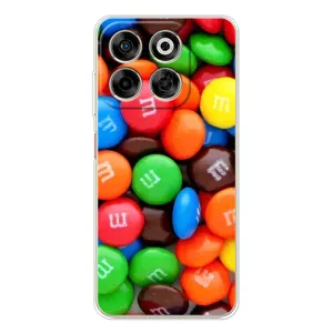 Чехол с изображением  вкусной еды для ZTE Nubia V70 (Разноцветные M&M'S)