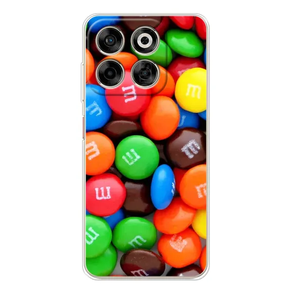 Чехол с рисунком «Разноцветные M&M'S» для ZTE Nubia V70