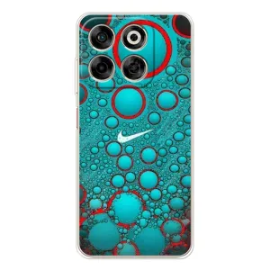 Силиконовый Чехол на ZTE Nubia V70 с картинкой Nike (Найк зеленый)
