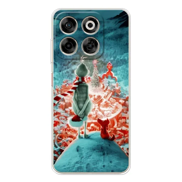 Чехол с рисунком «Новогодний Гринч» для ZTE Nubia V70 Чехол с рисунком «Новогодний Гринч» для ZTE Nubia V70