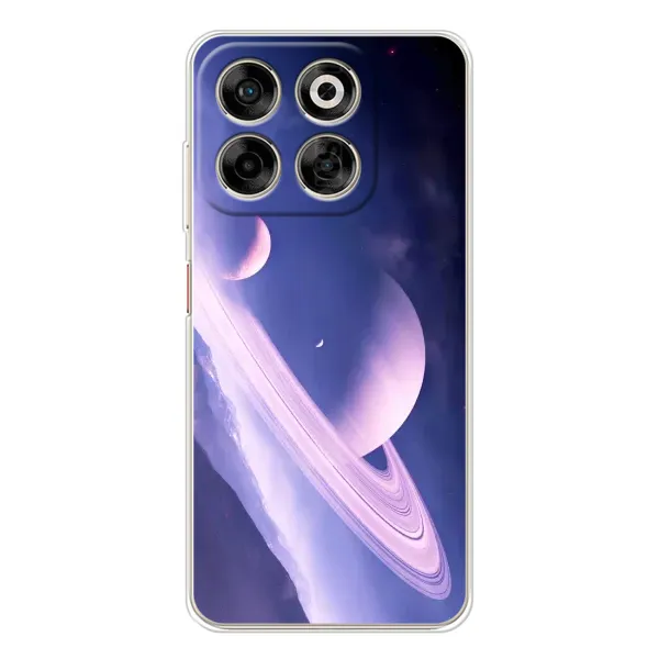 Чехол с рисунком «Планета в космосе» для ZTE Nubia V70