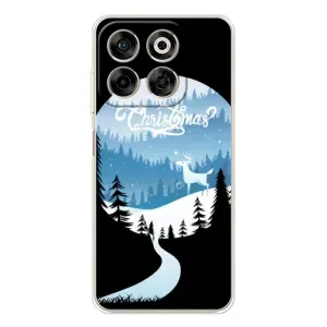 Силиконовый бампер на рождество для ZTE Nubia V70 (Рождественский Олень)