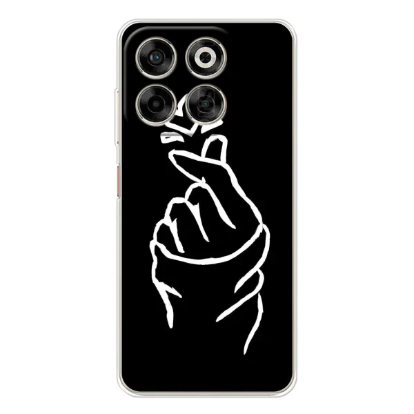 Чехол с рисунком «Сердце на черном» для ZTE Nubia V70 Чехол с рисунком «Сердце на черном» для ZTE Nubia V70