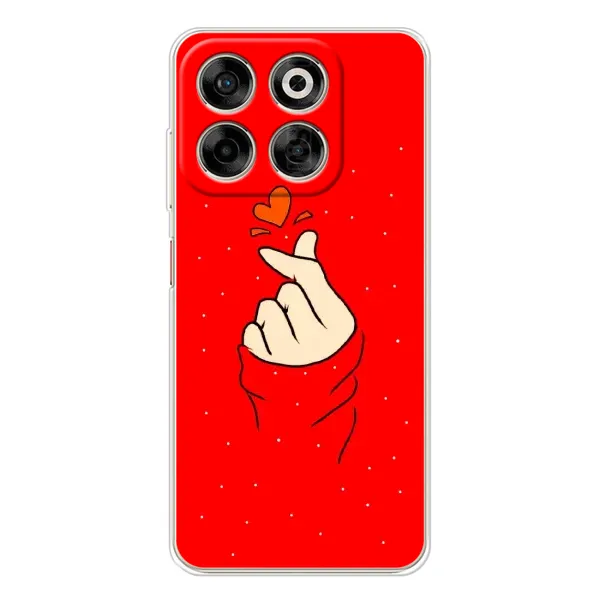 Чехол с рисунком «Сердце на красном» для ZTE Nubia V70 Чехол с рисунком «Сердце на красном» для ZTE Nubia V70