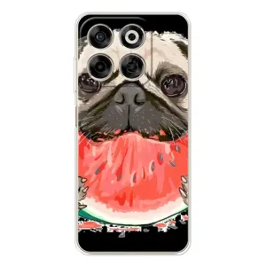 Чехол (ТПУ) Милые собачки для ZTE Nubia V70 (Смешной Мопс)