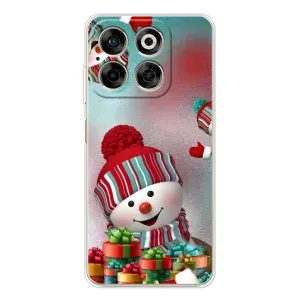 Чехлы на Новый Год ZTE Nubia V70 (Снеговик в шапке)