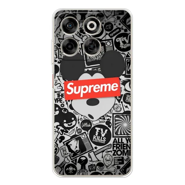 Чехол с рисунком «Supreme Маус» для ZTE Nubia V70