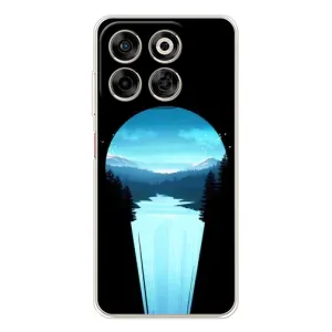 Летний Чехол на ZTE Nubia V70 (Синий Водопад)