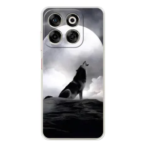 Чехол с Волком на ZTE Nubia V70 (Волк и луна)