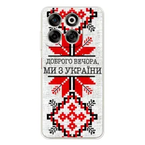 Силиконовый Чехол на ZTE Nubia V70 (Вышиванка Доброго вечера)