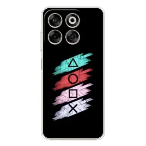 Чехол КИБЕРСПОРТ для ZTE Nubia V70 (Значки Sony)