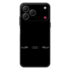 Силіконовий бампер з картинкою машини на ZTE Nubia V80 Design (Сілует Audi)