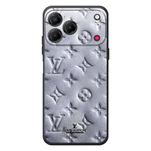 Текстурный Чехол Louis Vuitton для ЗТЕ Нубия В80 Дизайн (Белый ЛВ)
