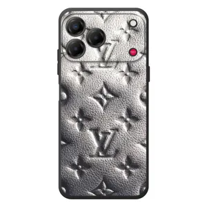 Текстурный Чехол Louis Vuitton для ЗТЕ Нубия В80 Дизайн (Бежевый ЛВ)