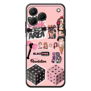 Чехлы с картинкой для ZTE Nubia V80 Design (BLACK PINK коллаж)