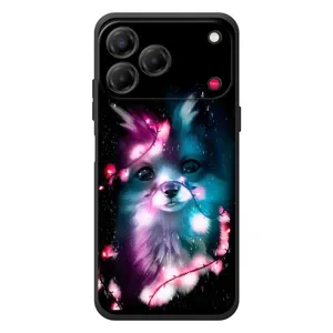 Чехол с Лисичкой для ZTE Nubia V80 Design (Черная Лиса)