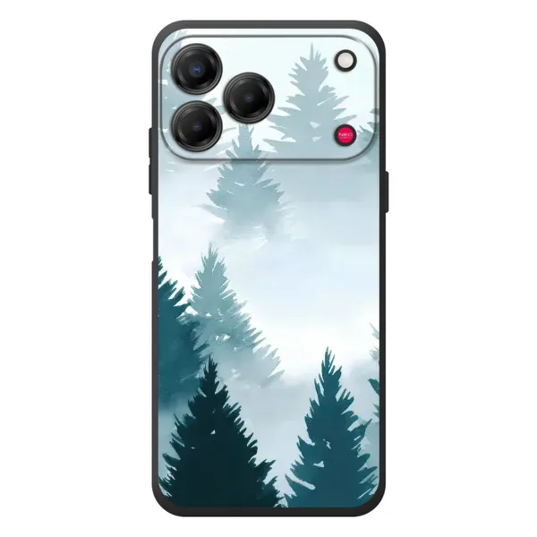Чехол с рисунком «Горный лес» для ZTE Nubia V80 Design Чехол с рисунком «Горный лес» для ZTE Nubia V80 Design