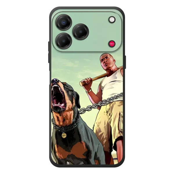 Чехол с рисунком «GTA» для ZTE Nubia V80 Design Чехол с рисунком «GTA» для ZTE Nubia V80 Design