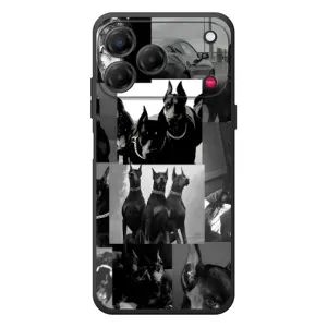 Чехол ДОБЕРМАН для ZTE Nubia V80 Design (Коллаж Доберман)