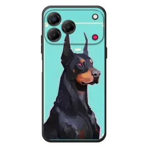 Чехол ДОБЕРМАН для ZTE Nubia V80 Design (Король доберман)