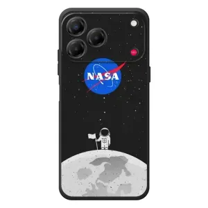Силіконовый бампер з принтом "Наса" на ZTE Nubia V80 Design (Космонавт NASA)